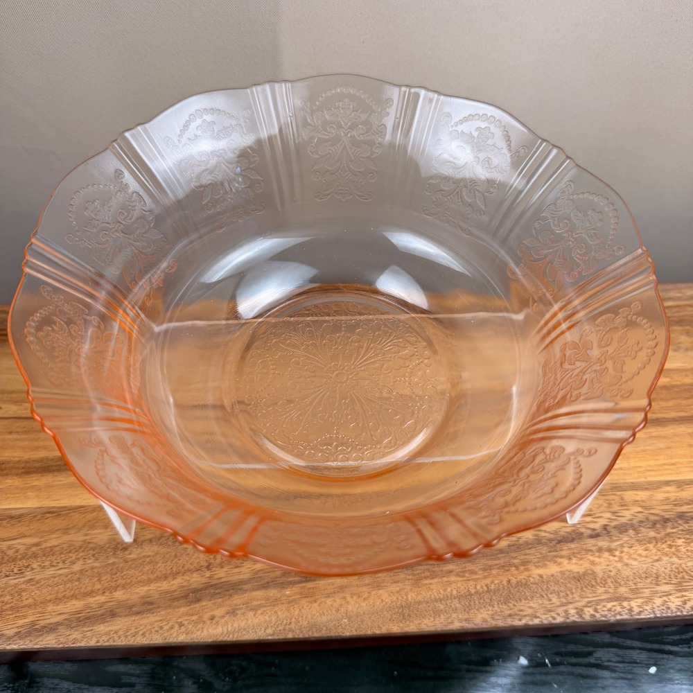 MacBeth-Evans Pink American Sweetheart 5.75" Glass Bowl Vintage Depression Glass